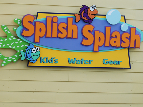 Loja Splish Splash na área do Sesame Street, no parque temático SeaWorld San Diego